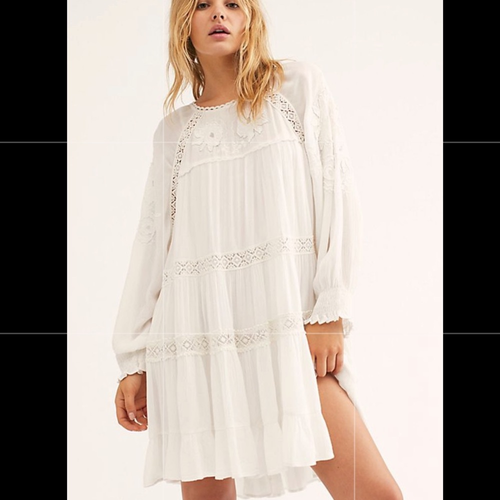 free people white dress